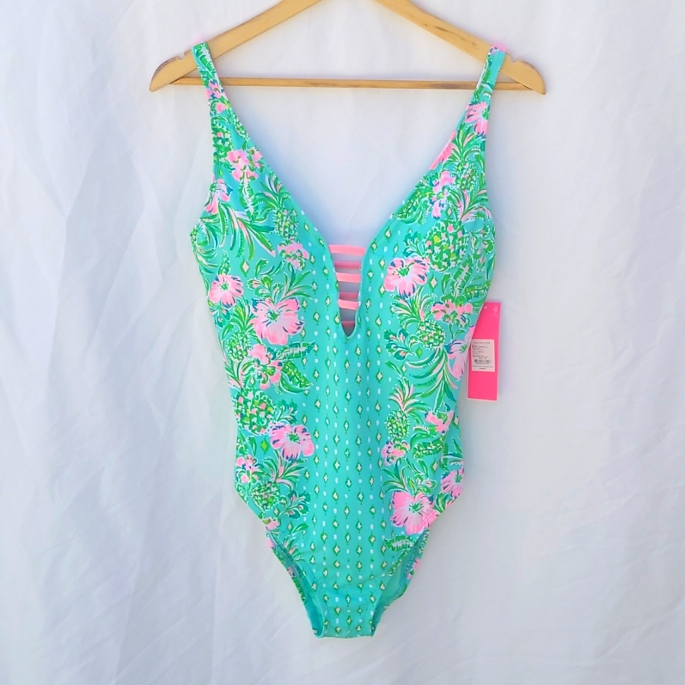 NWT Lilly Pulitzer Jaspen Swimsuit 10